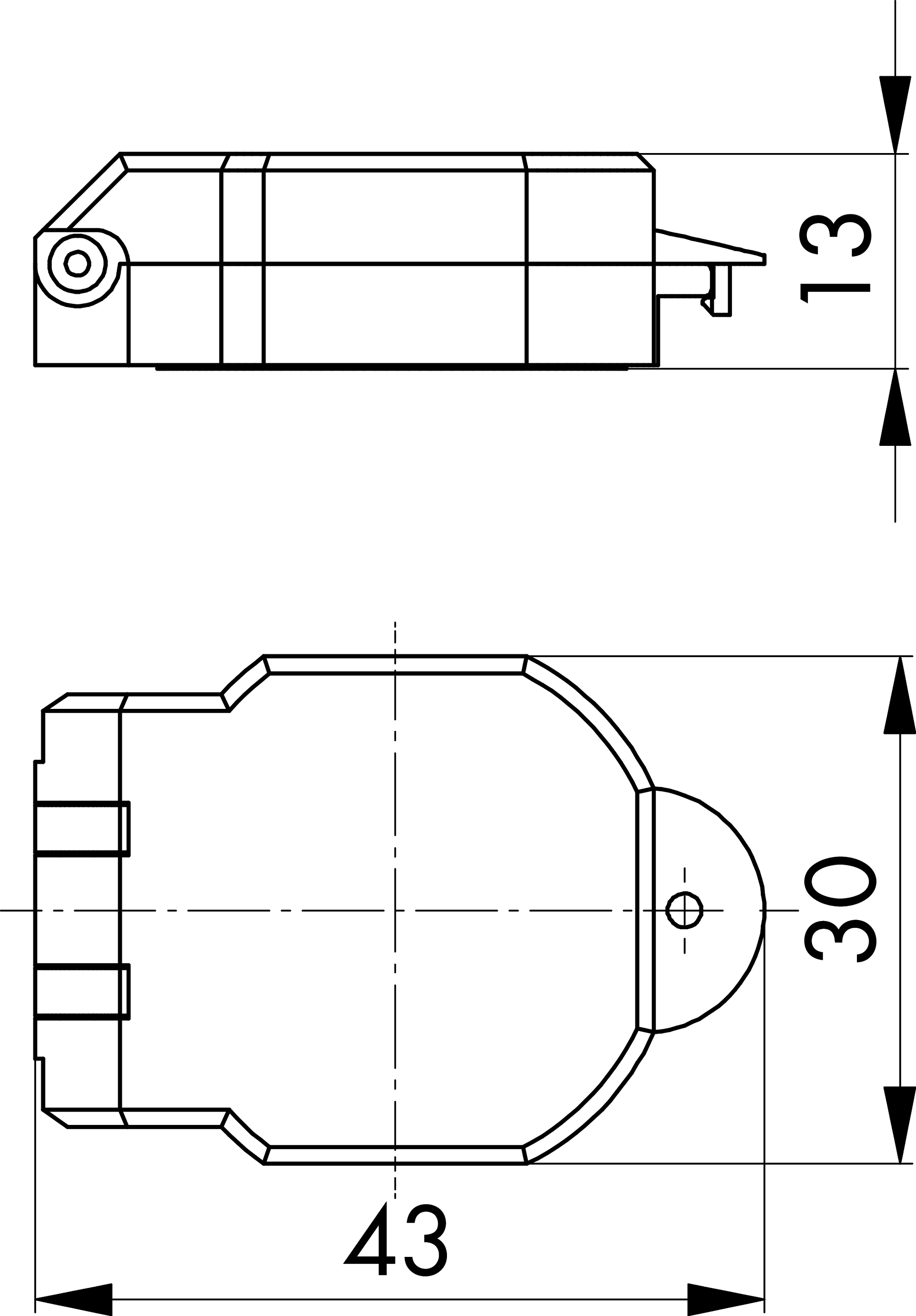 Maßskizze KDPR22RR