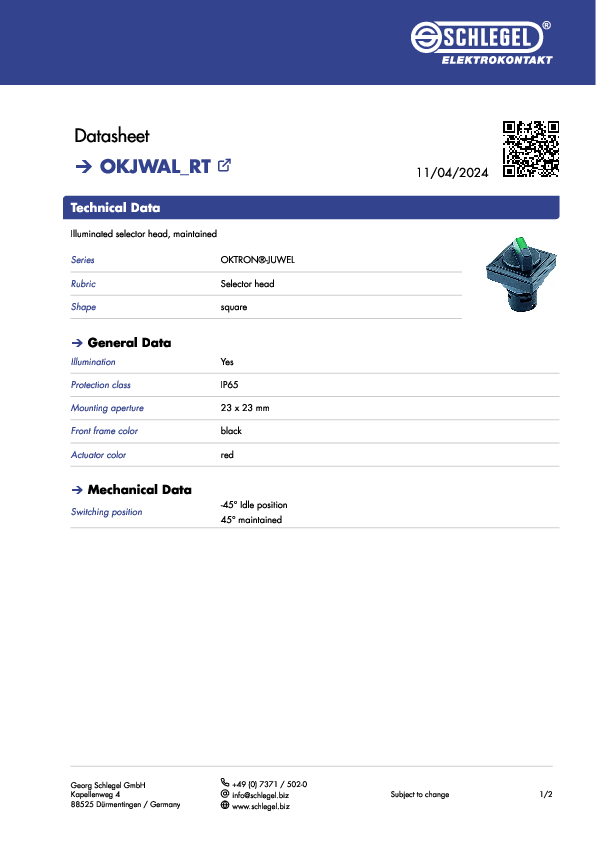 Datasheet_OKJWAL_RT