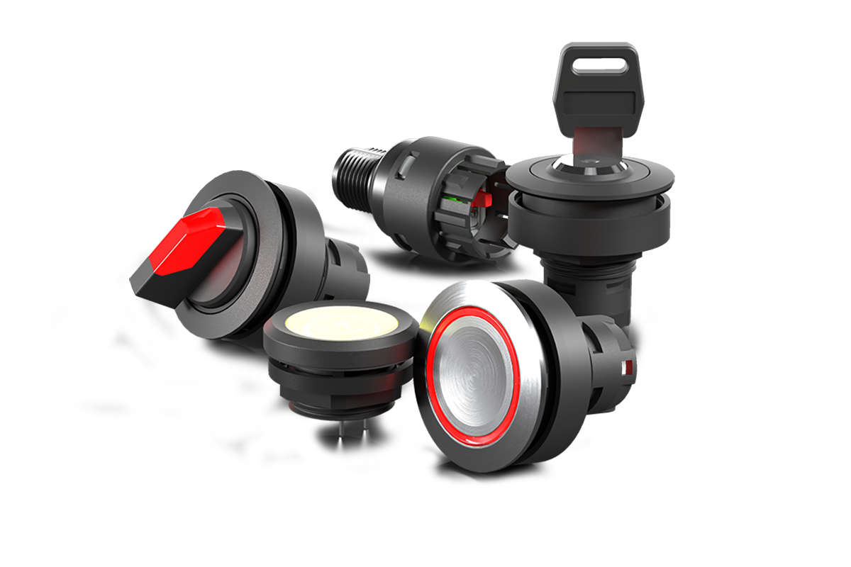 Pushbuttons and switches | Buy pushbuttons & more | Georg Schlegel