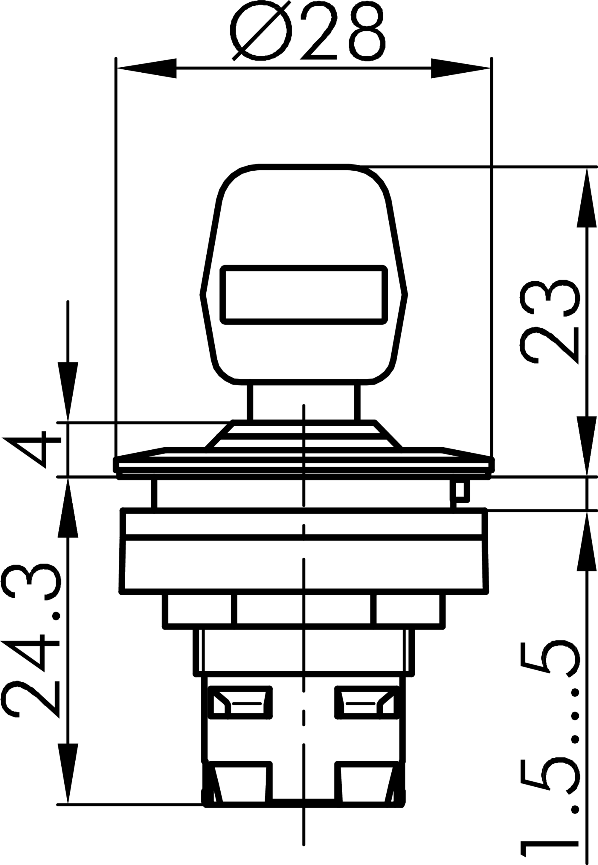Maßskizze RRJSSA18SW