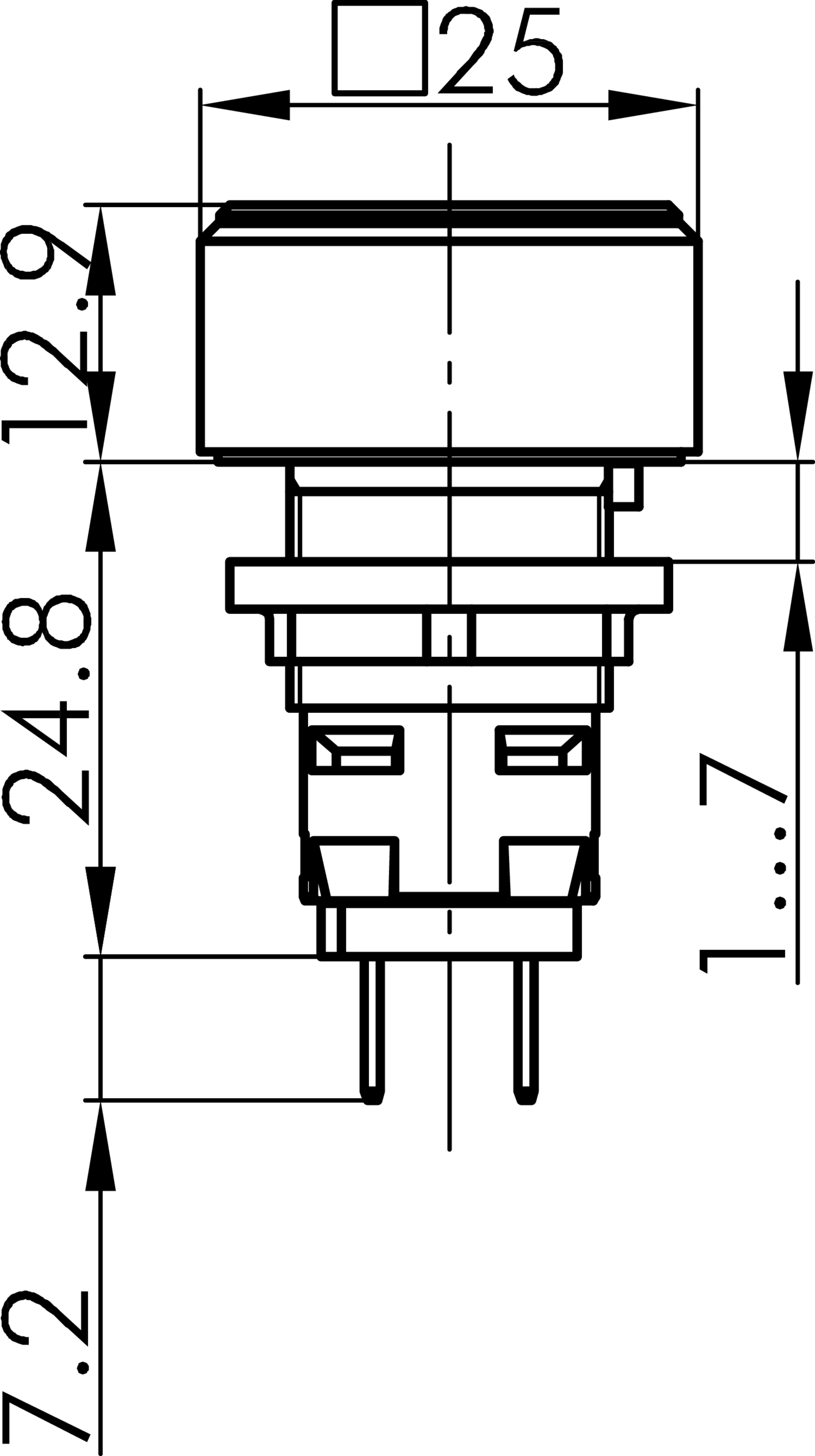 Maßskizze QXL5DG