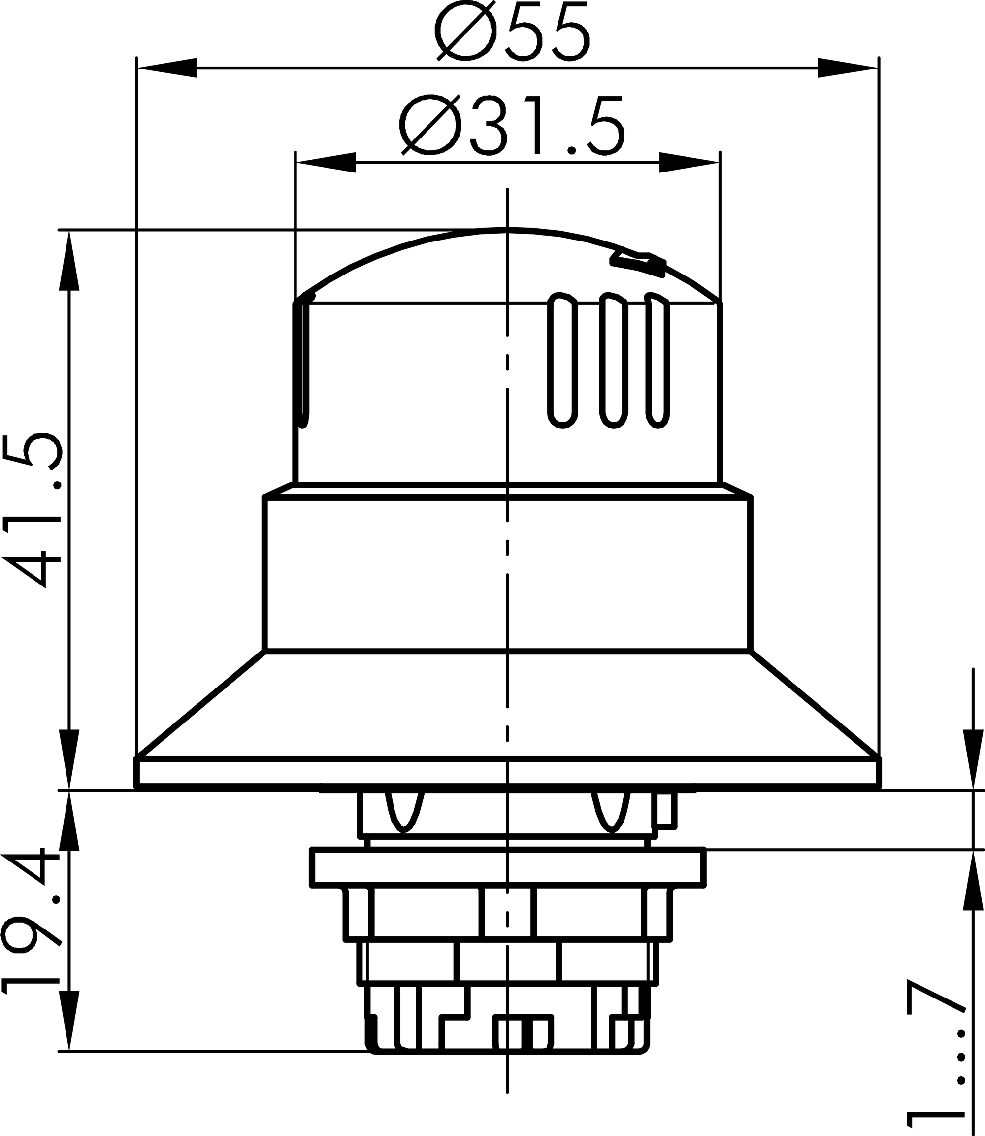 Massskizze QRBUV