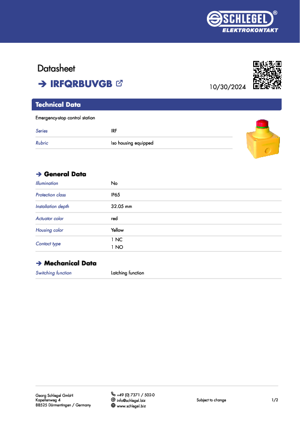 Datenblatt_IRFQRBUVGB
