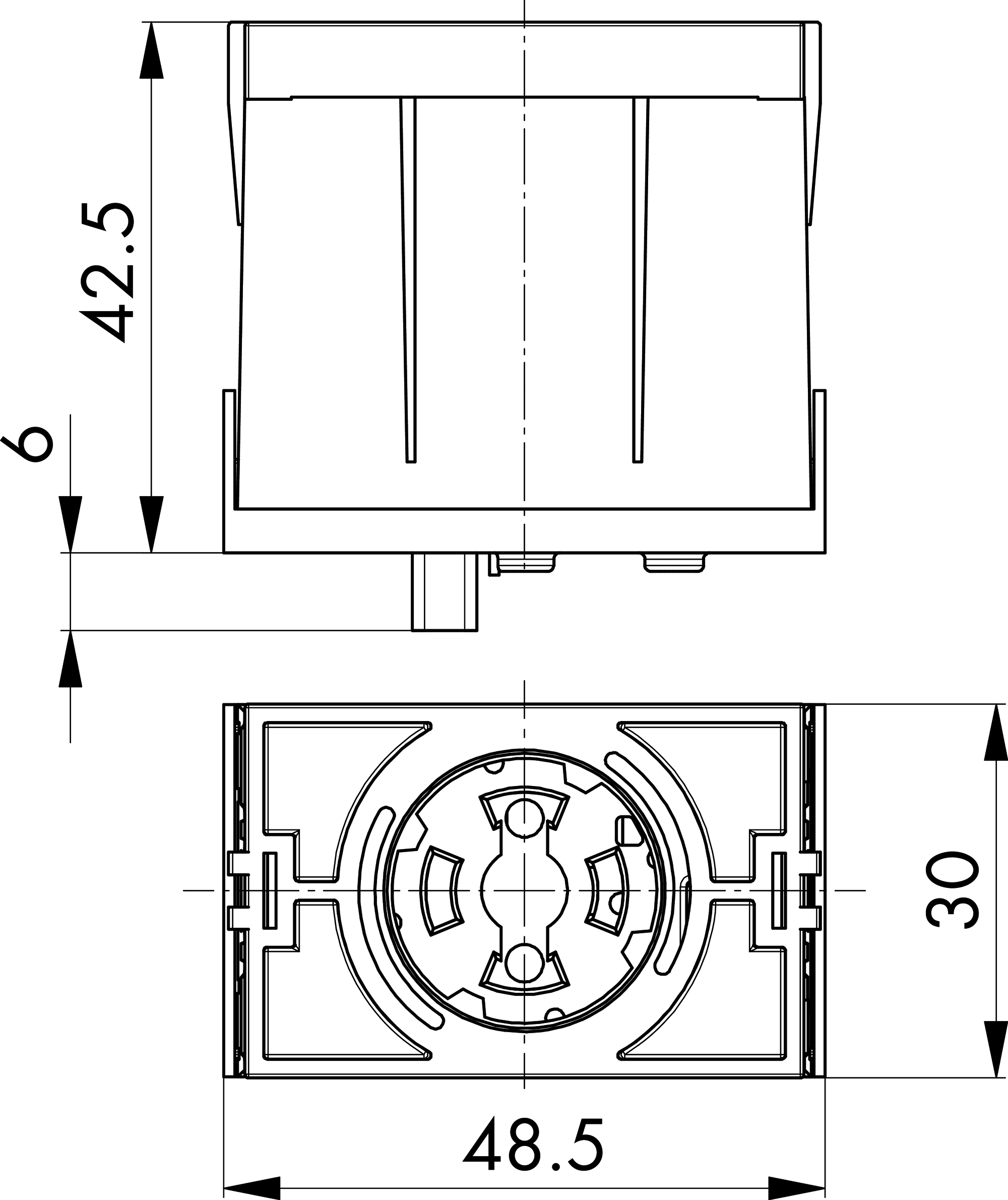 Maßskizze ASI_SAW22A