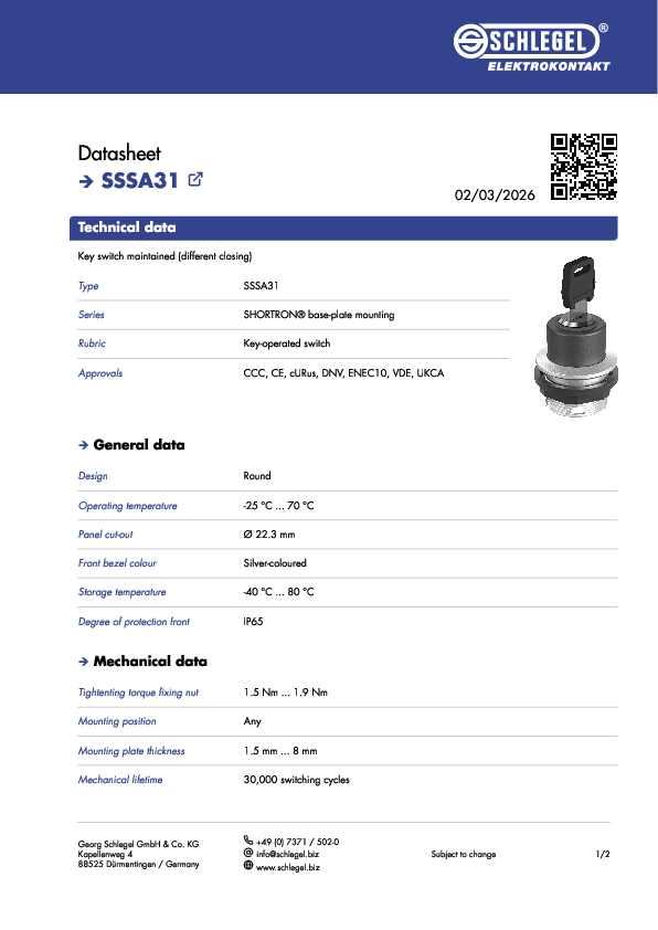 Datenblatt_SSSA31