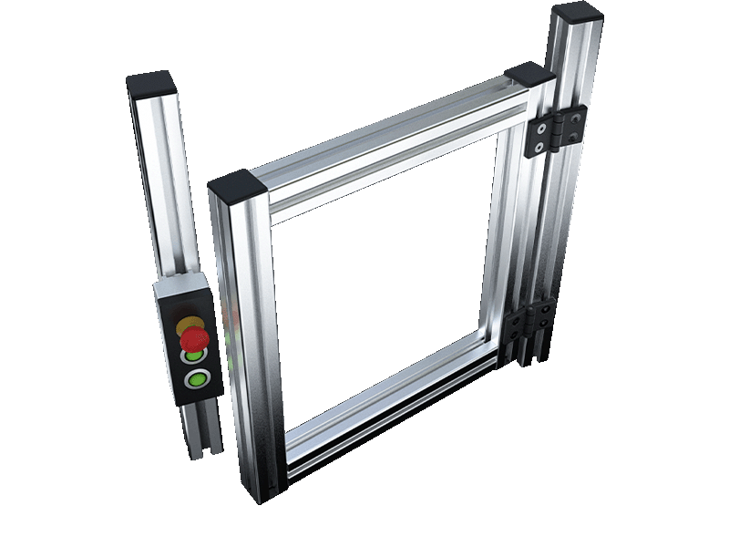 Proboxx mit Schutztür Sur la photo, on peut voir un Proboxx monté sur une porte de protection.