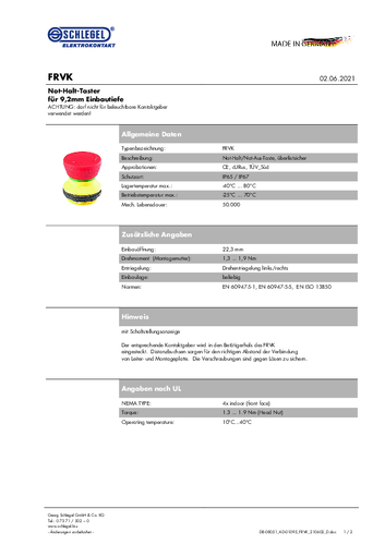 Datasheet_FRVK