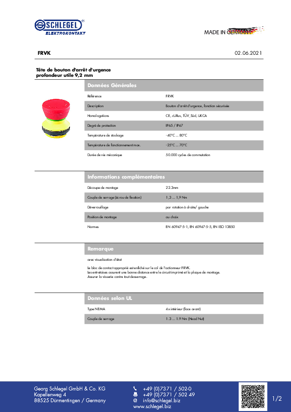 Datasheet_FRVK