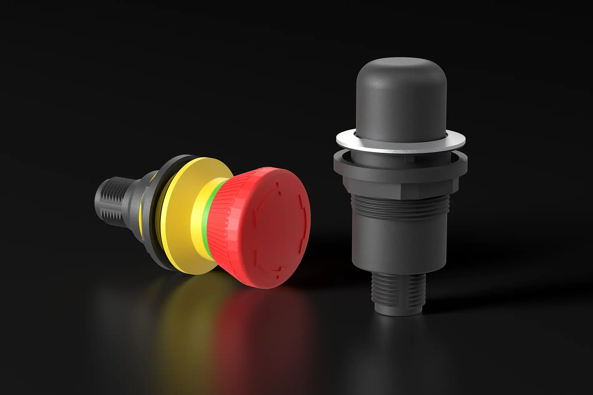 Zustimmtaster mit Nothalt