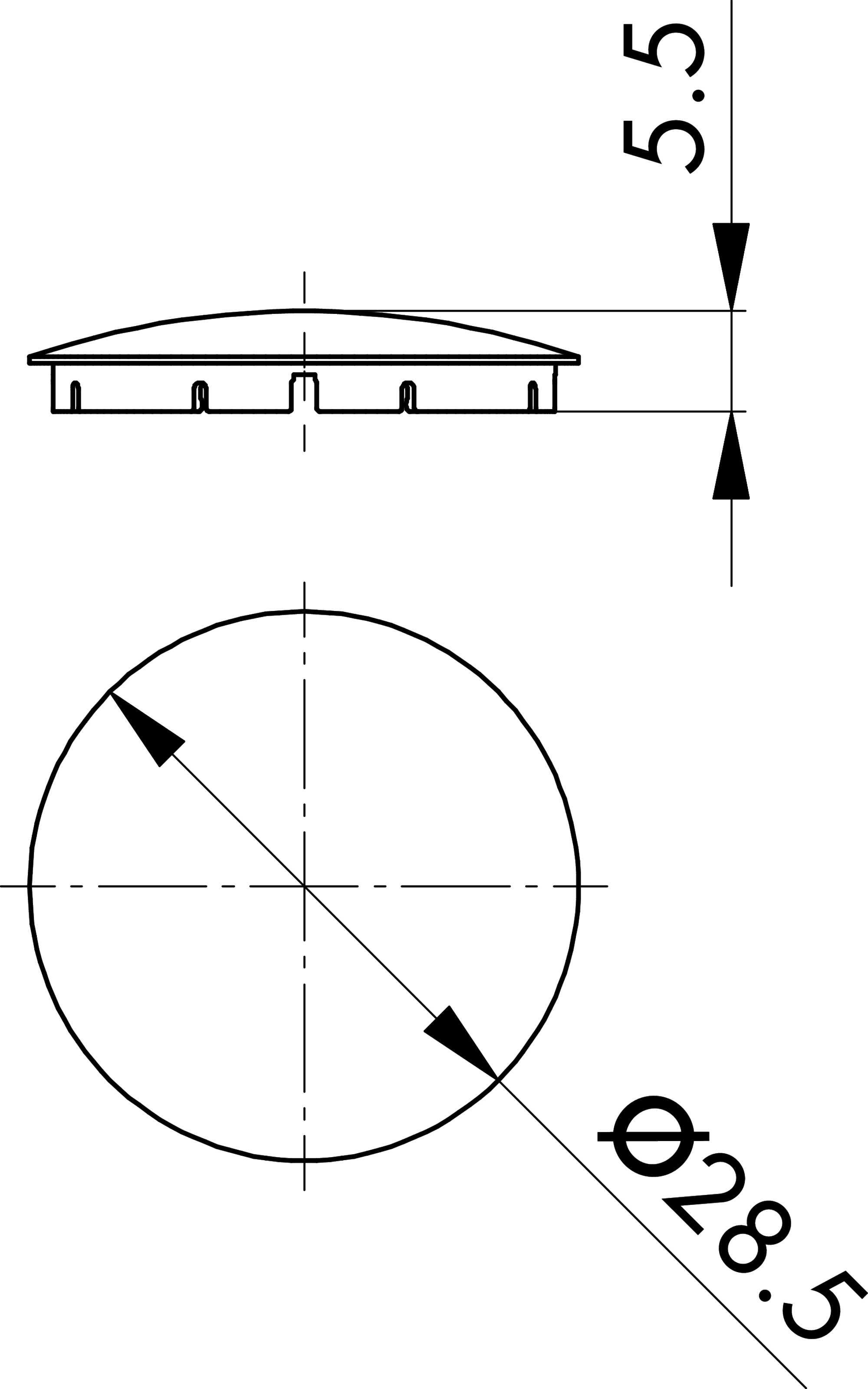 Maßskizze K30DGN