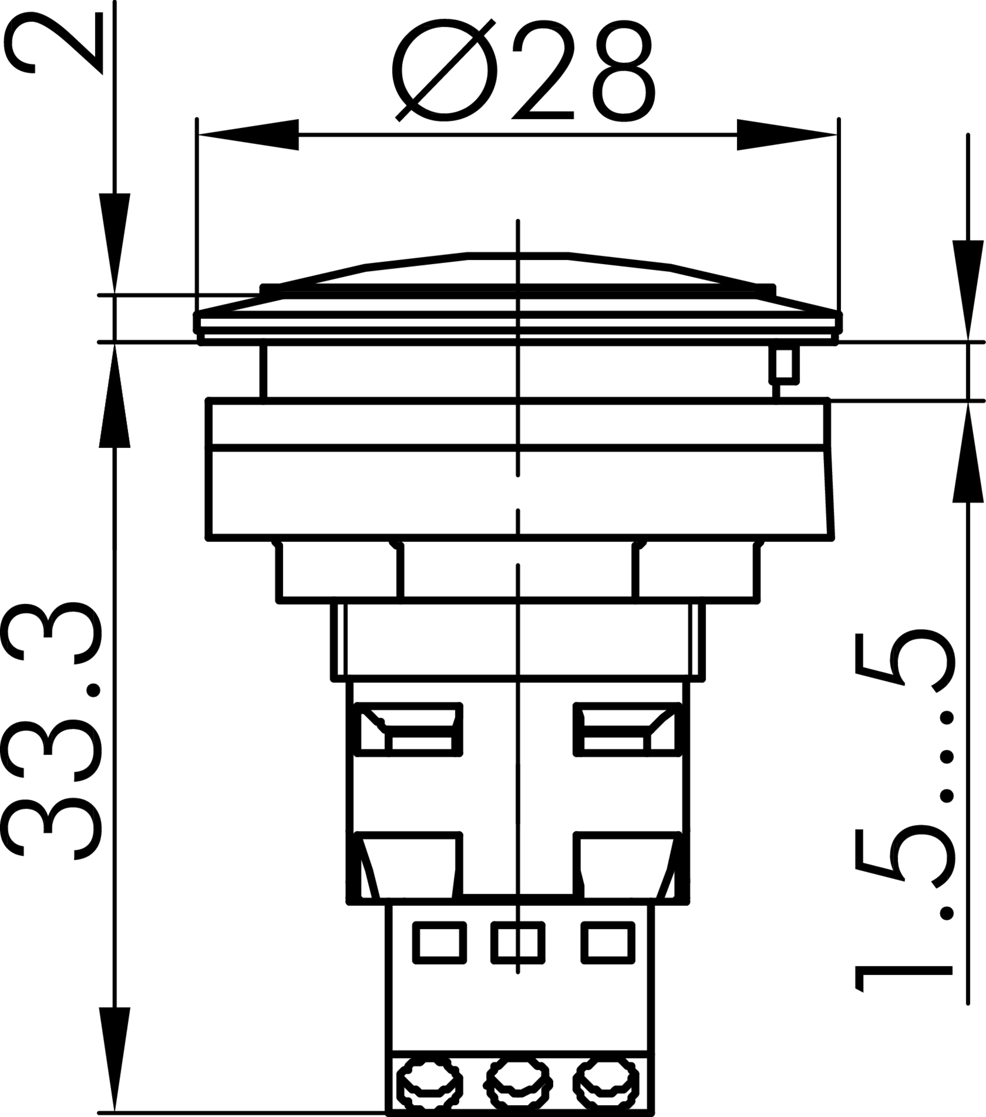Maßskizze RRJL_230R_G