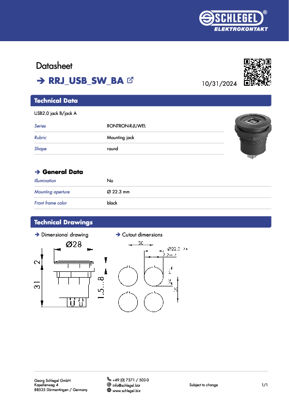 Datenblatt_RRJ_USB_SW_BA