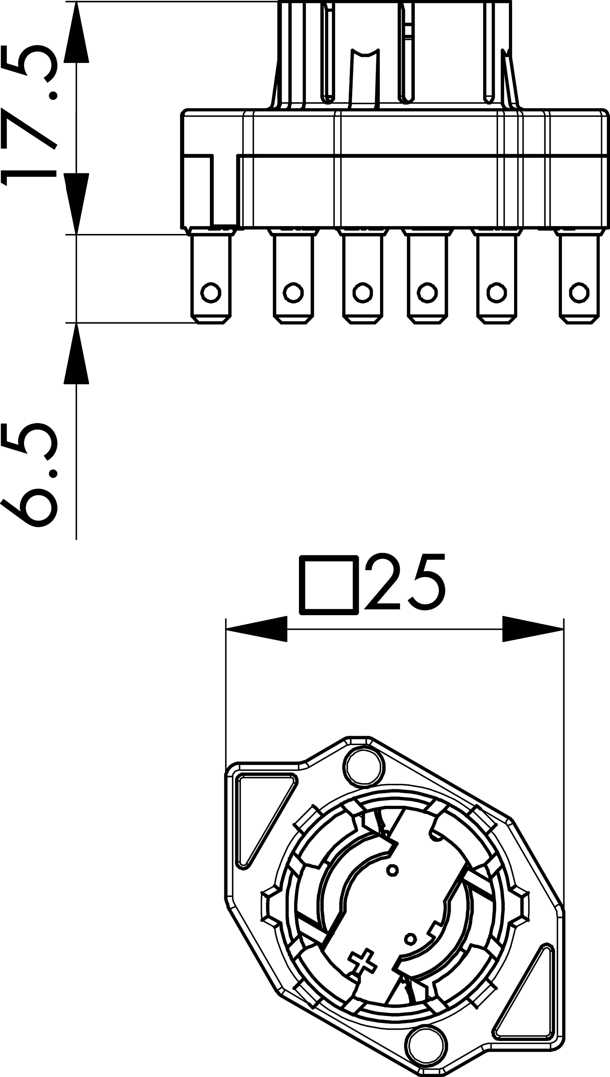 Maßskizze CT2