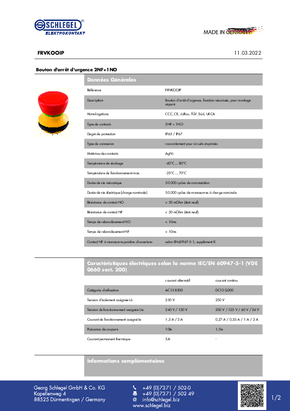 Datasheet_FRVKOOIP
