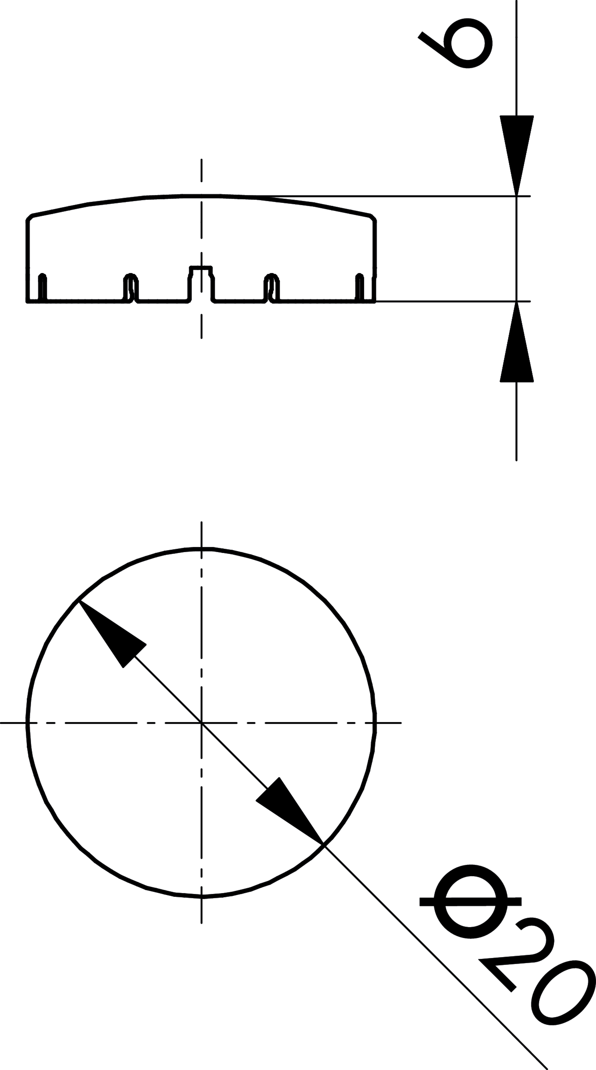 Maßskizze T22HRRBL