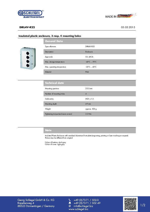 Fiche technique_DIRL4V-R22