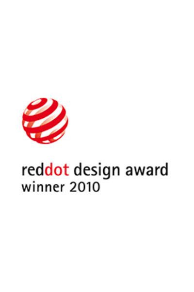 reddot Design Award 2010 Auf diesem Bild kann man den Award für reddot Design Award winner 2010 sehen.