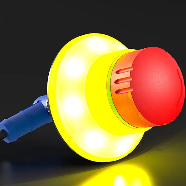 beleuchtbare Nothalt-Taste M12 Not-Halt mit M12-Anschluss