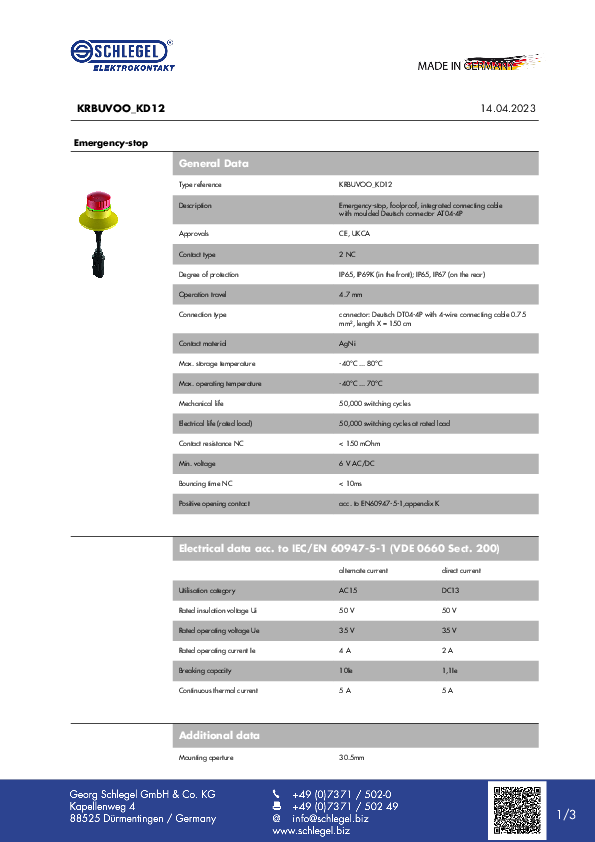 Datasheet_KRBUVOO_KD12
