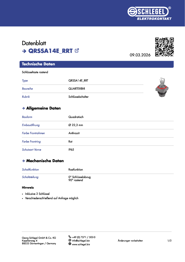 Datenblatt_QRSSA14E_RRT