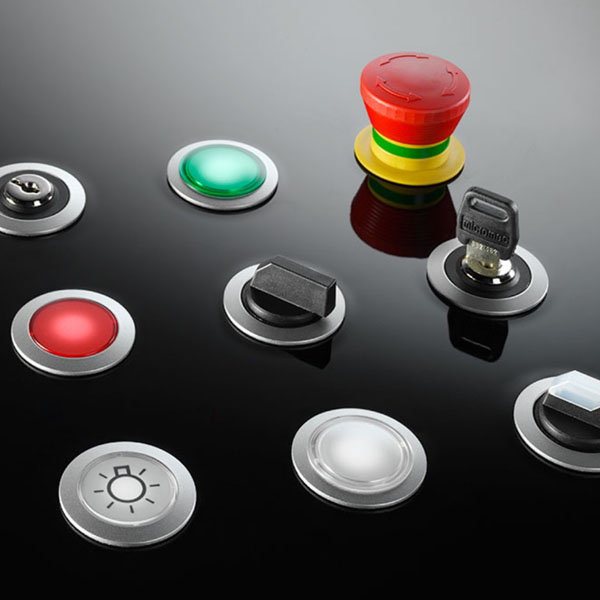 Rontron-R-Juwel The picture shows the Rontron-R-Juwel switch and pushbutton.