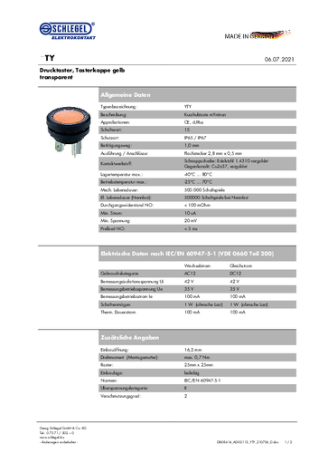 Datasheet_YTY