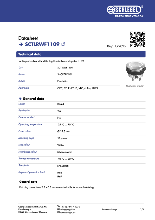 Datasheet_SCTLRWF1109