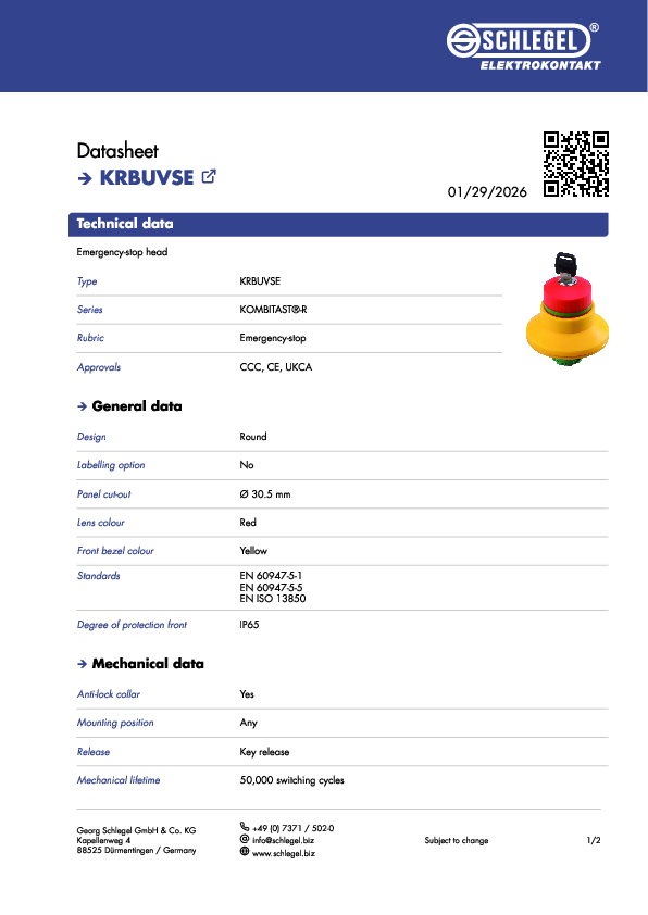 Datasheet_KRBUVSE