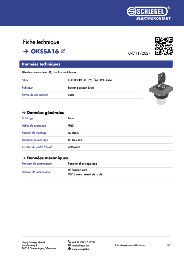 Datasheet_OKSSA16