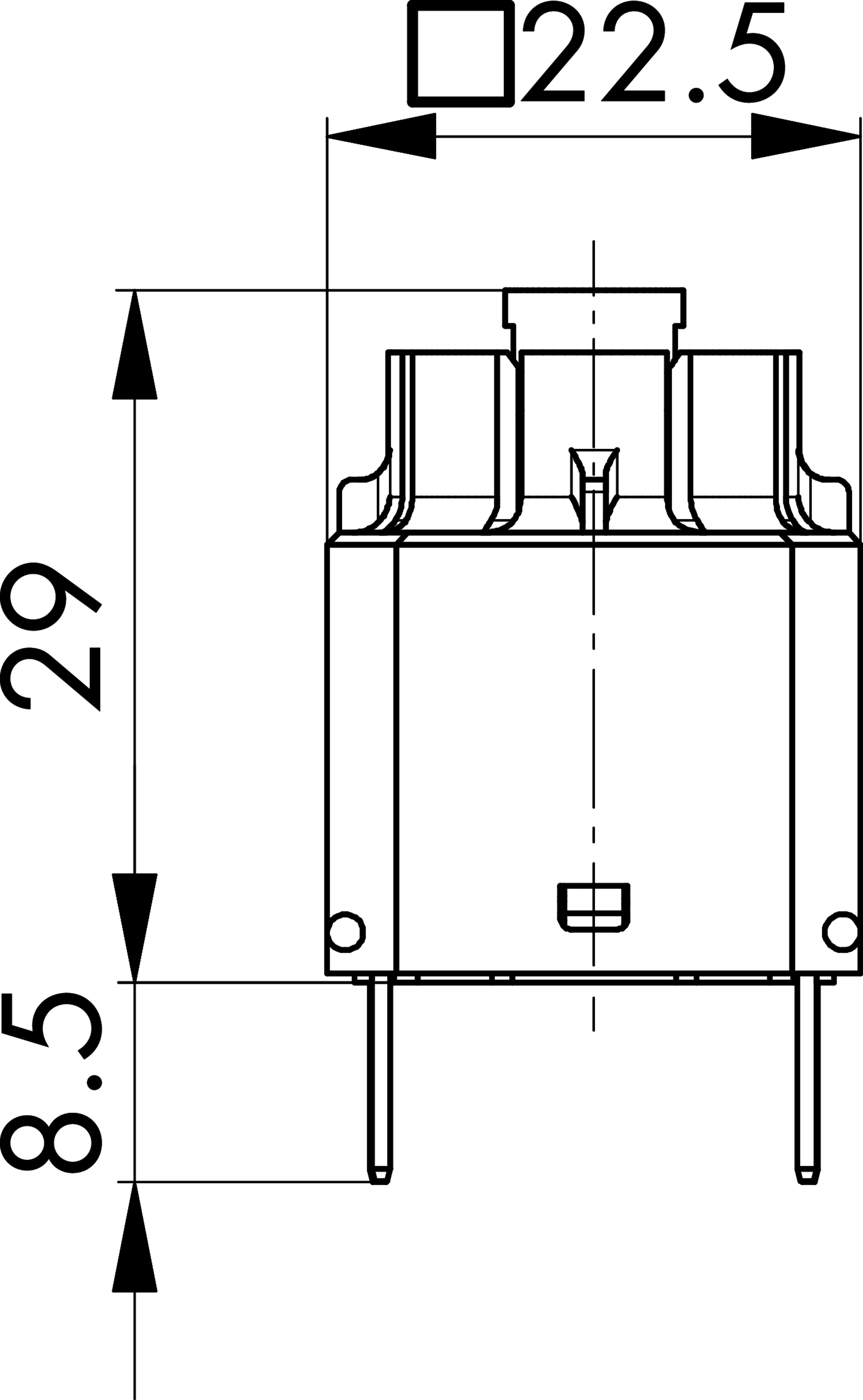 Maßskizze BZLOO5_AU