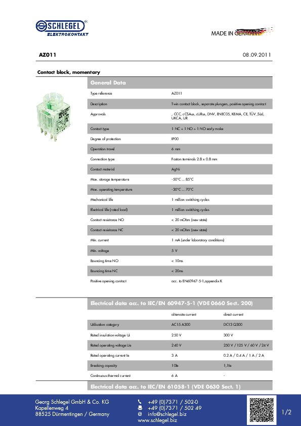 Datasheet_AZ011