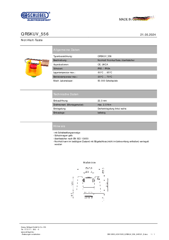 Datenblatt_QRSKUV_556