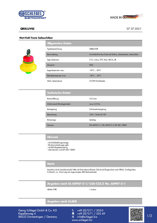 Datasheet_QRBLUVSE