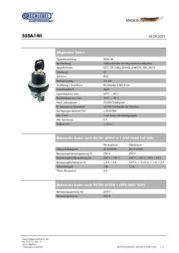 Datasheet_SSSA14II