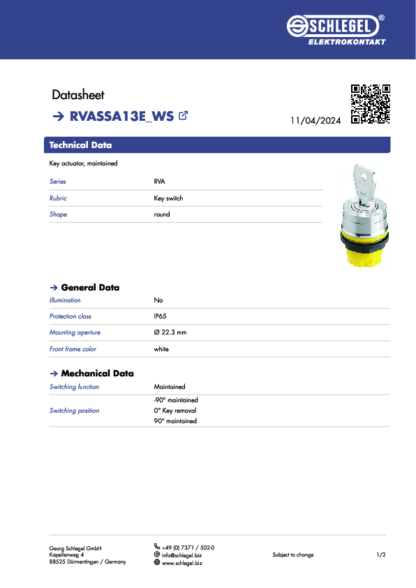 Fiche technique_RVASSA13E_WS