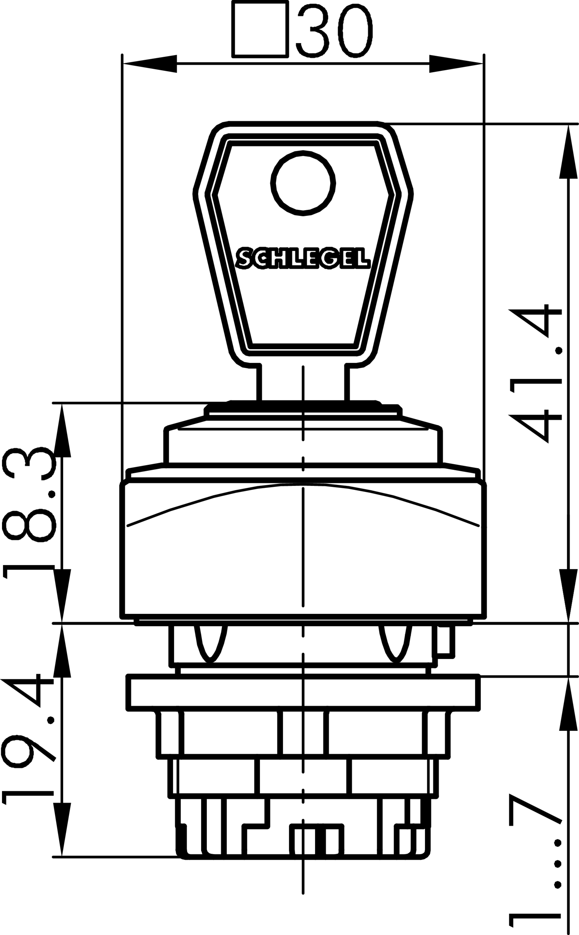 Massskizze QRSSA18E