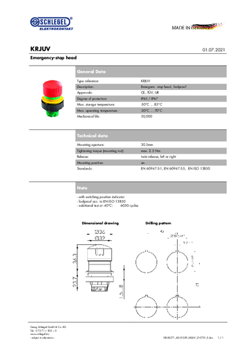 Datasheet_KRJUV