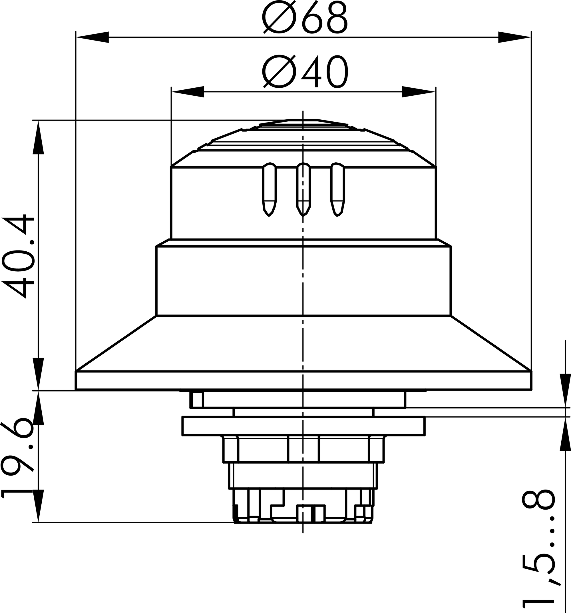Massskizze KRBUV70