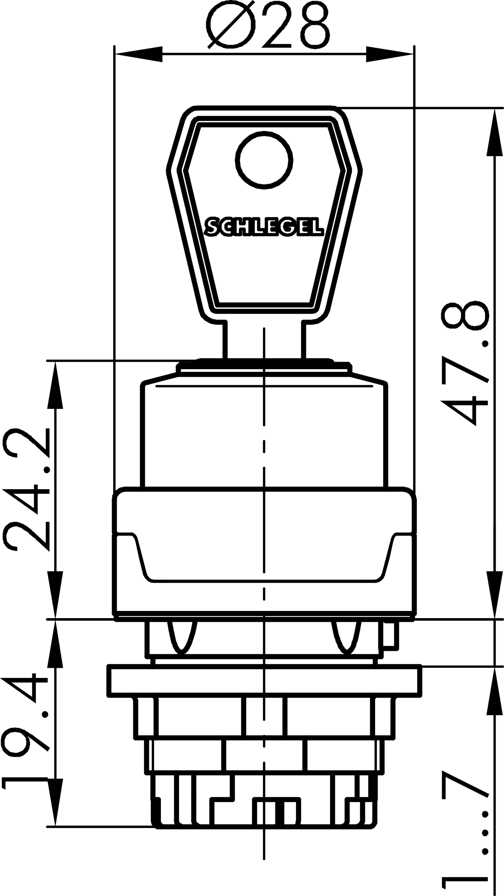 Maßskizze RMCSSA24E