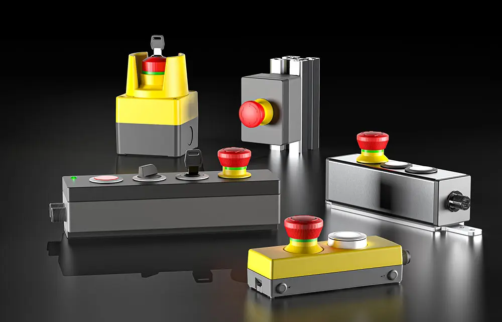 Gehäuse Übersicht Auf diesem Bild sind fünf verschiedene Gehäuse zu sehen.