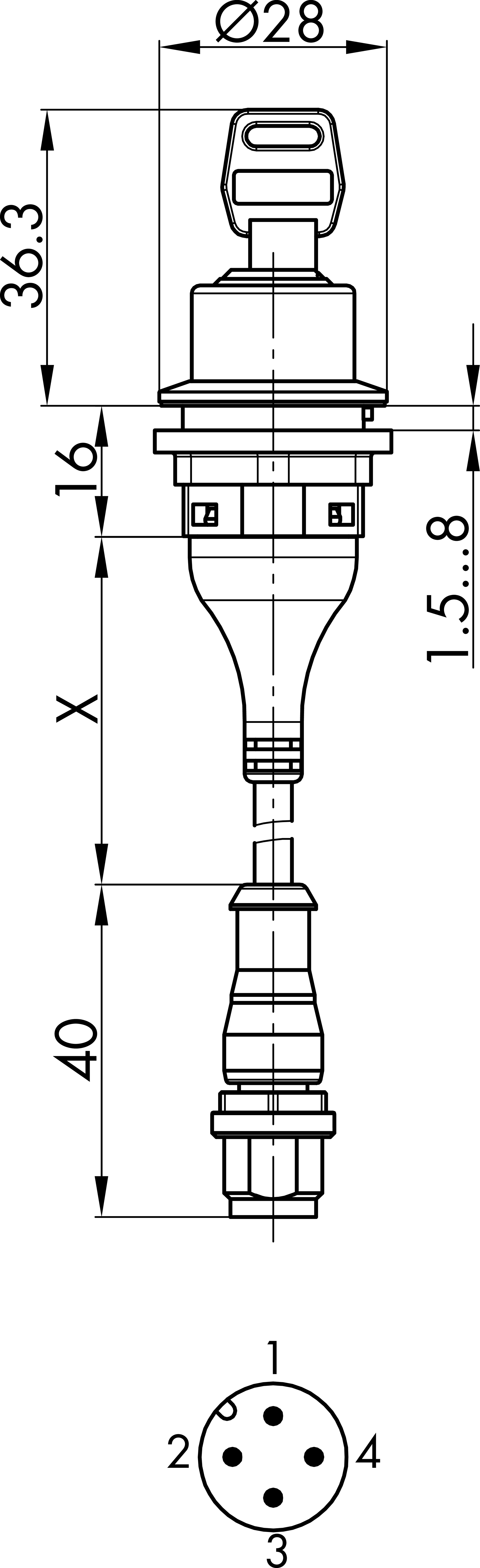 Maßskizze SSSA12II_M07