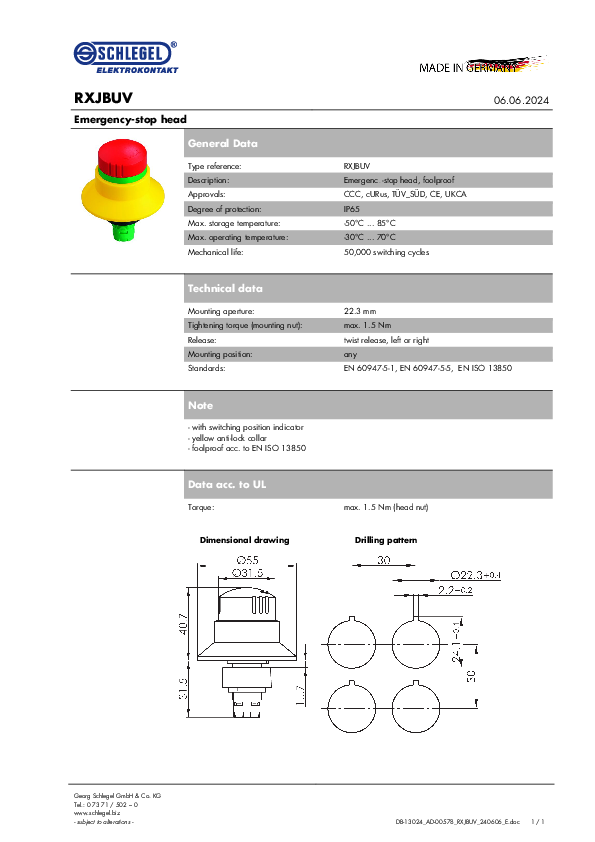 Datasheet_RXJBUV