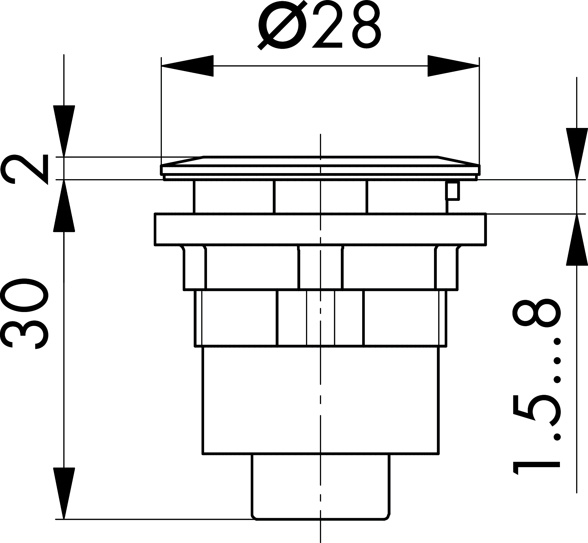 Maßskizze RRJ_USB_AB