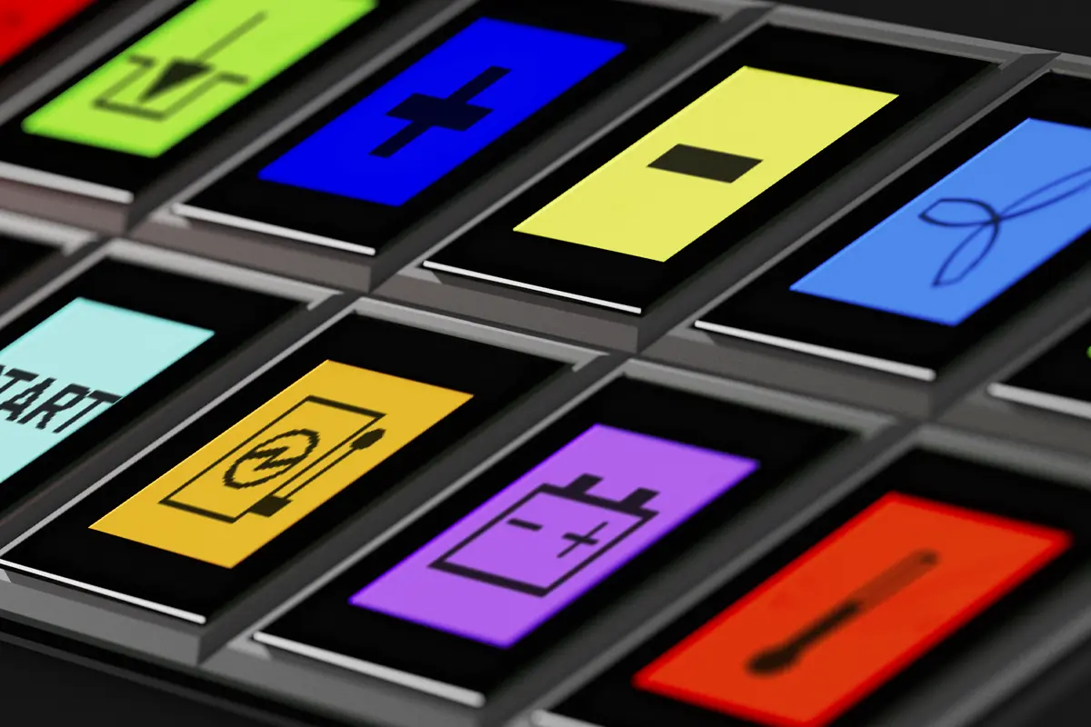 Drucktaste mit Display Flexitast die Displaytaste