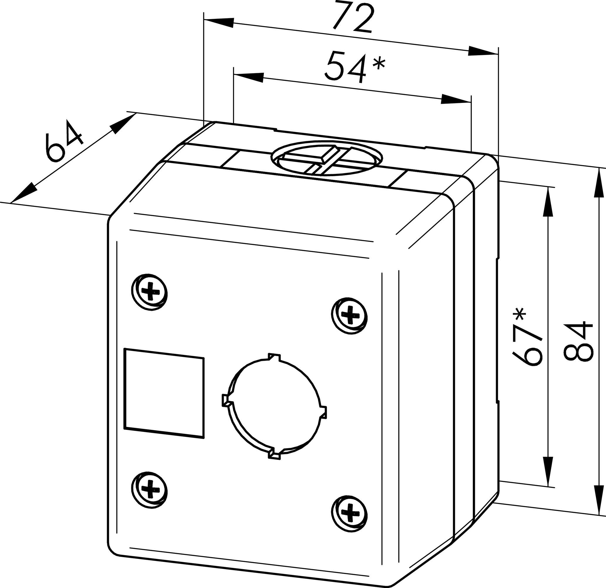 Maßskizze IRL1M_GELB