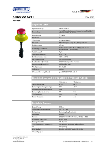 Datenblatt_KRBUVOO_KD11