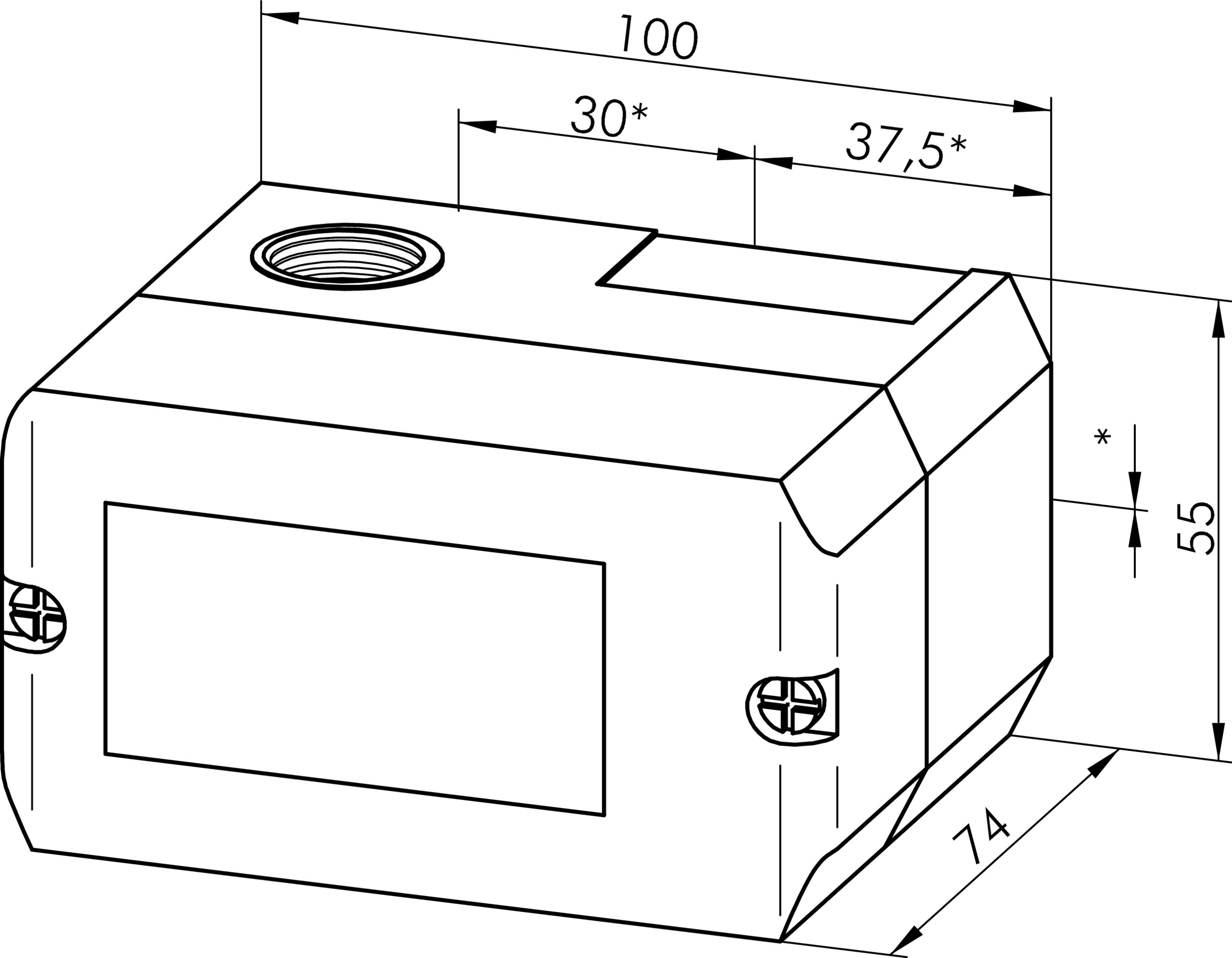 Maßskizze DIRL1V-R30