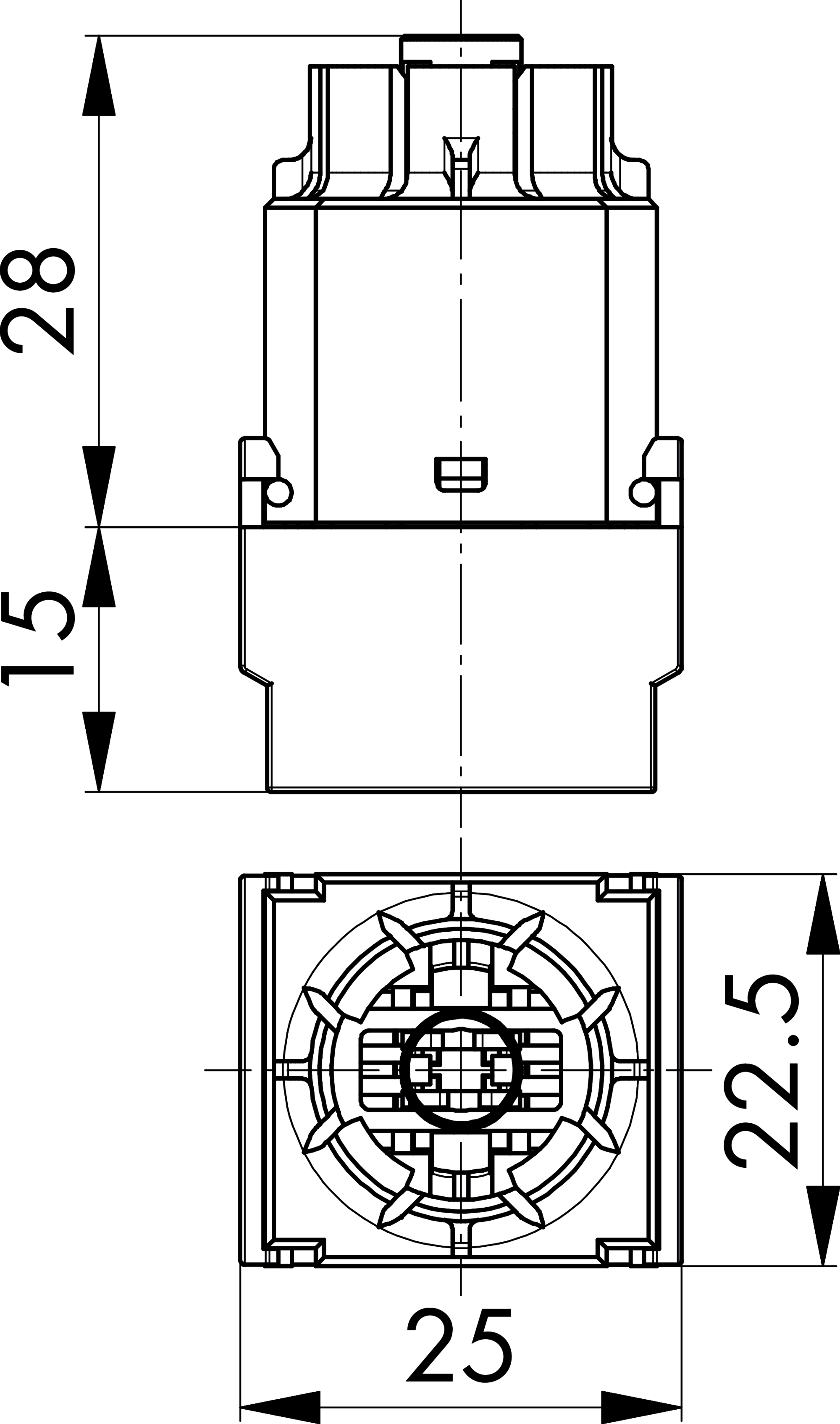 Maßskizze BZLOOK_AU
