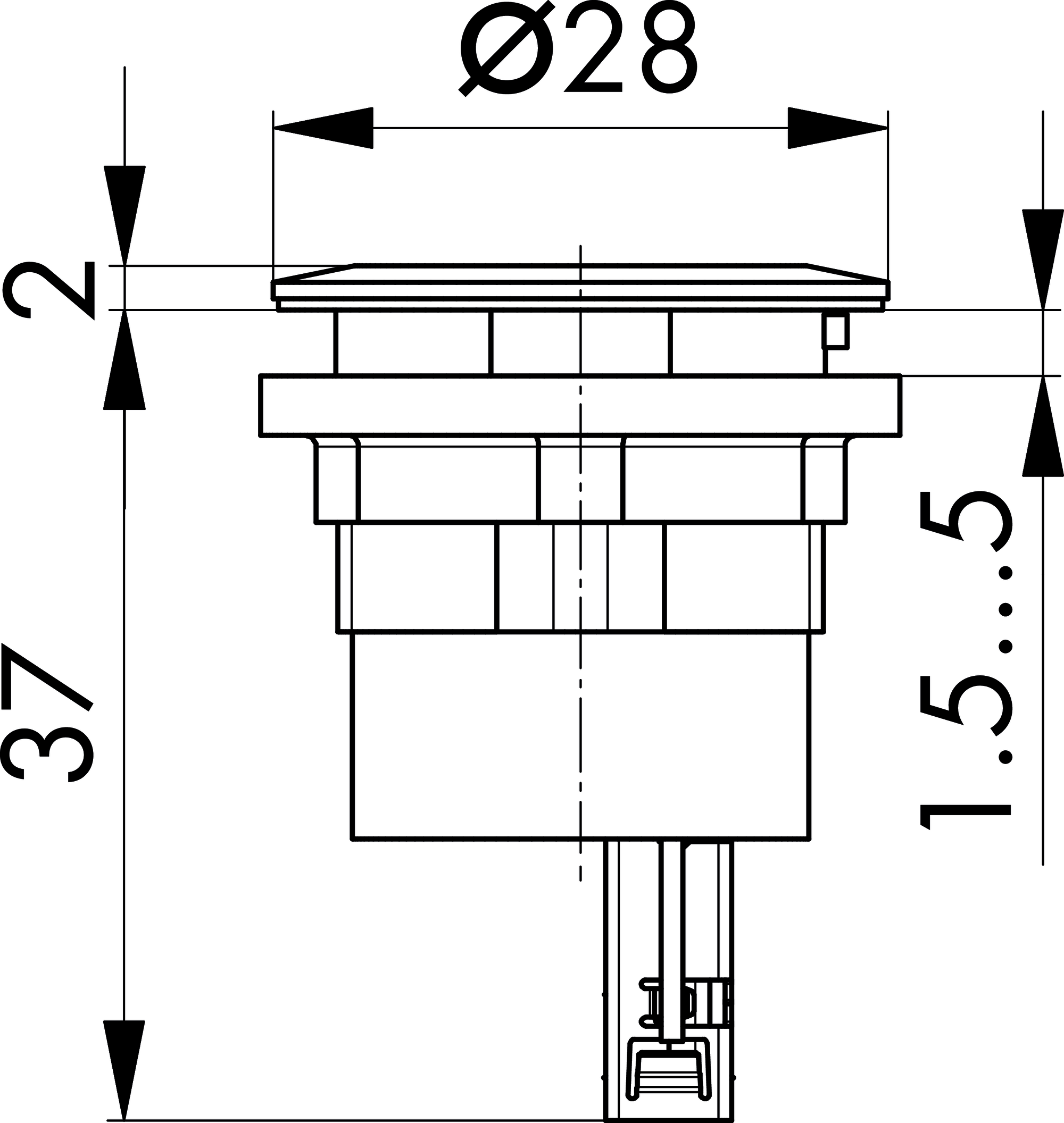 Maßskizze RRJ_USB3SWAA_633