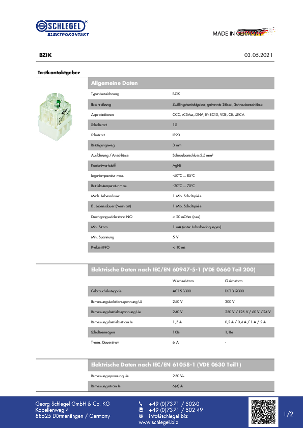 Datasheet_BZIK